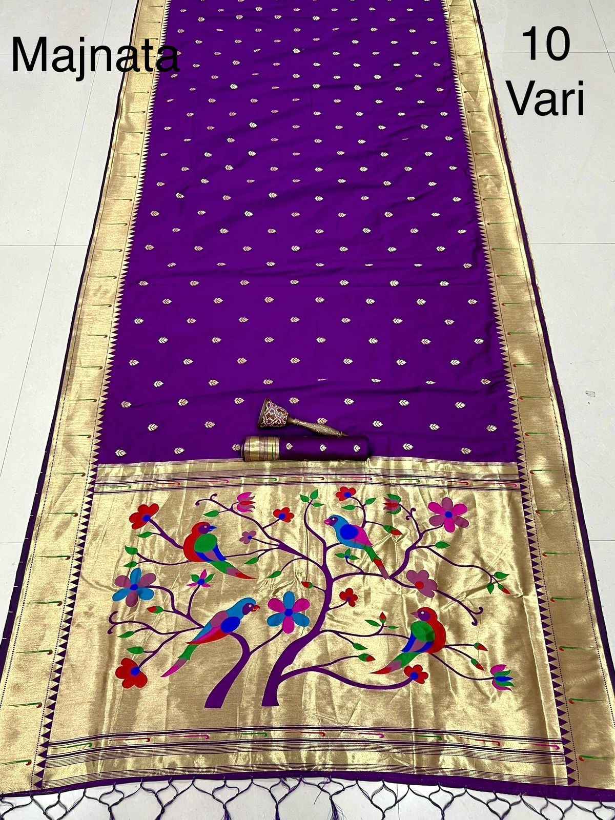 10 YARD PURE SOFT KANCHIVRAM PETHANI SILK SAREE WHOLESALE PRICE AT SHIVKRUPA ENTERPRICE 