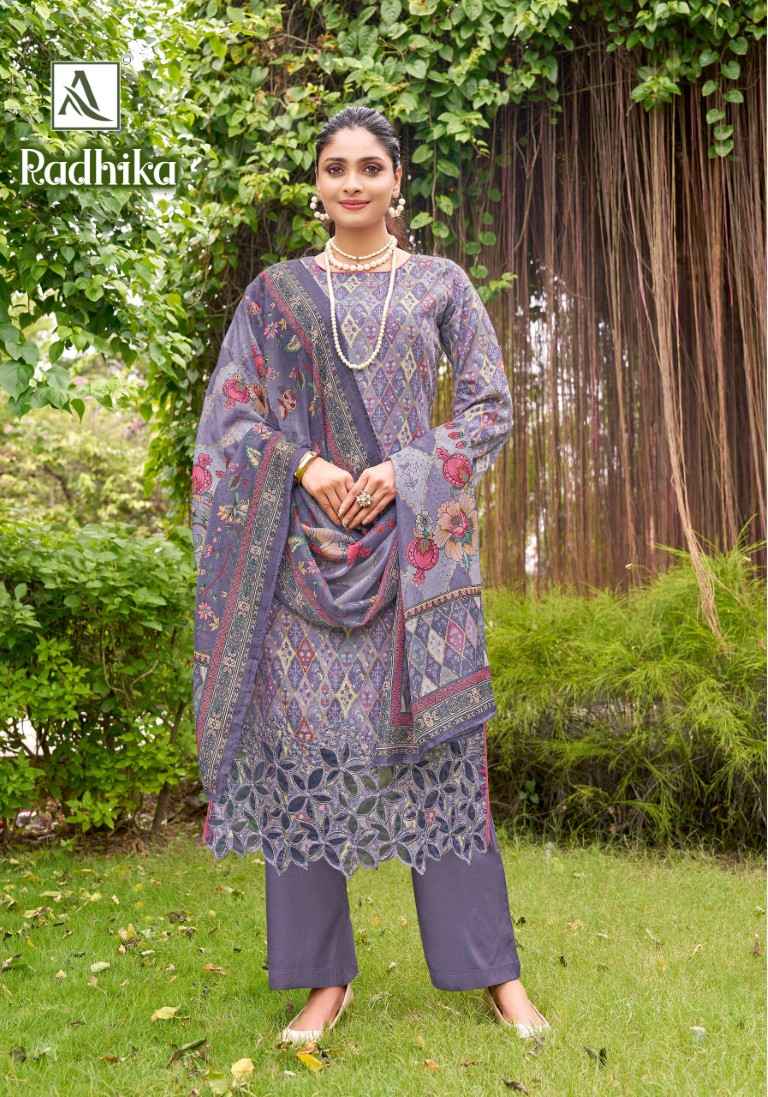 ALOK RADHIKA PURE ZAM COTTON DRESS MATERIAL AT WHOLESALE PRICE