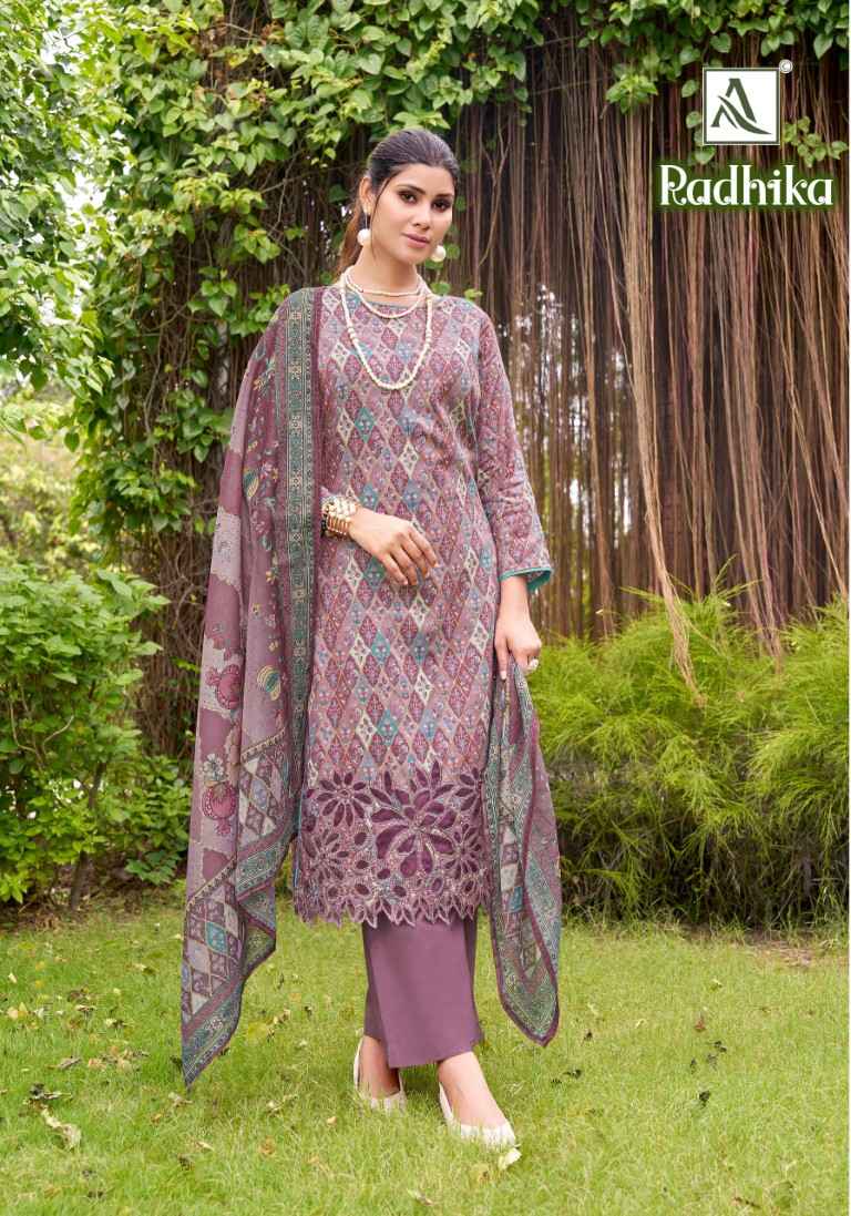 ALOK RADHIKA PURE ZAM COTTON DRESS MATERIAL AT WHOLESALE PRICE