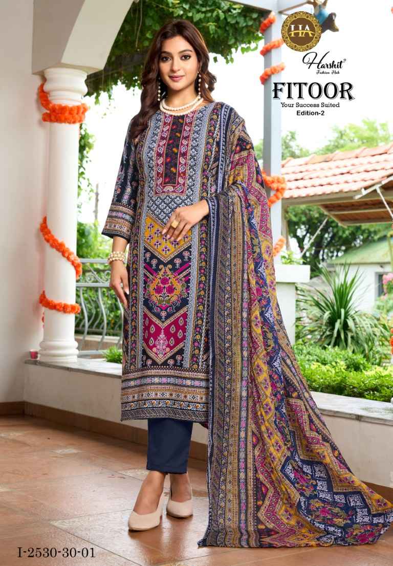 HARSHIT FITTOR-2 VISCOSE REYON DRESS MATERIAL AT WHOLESALE PRICE