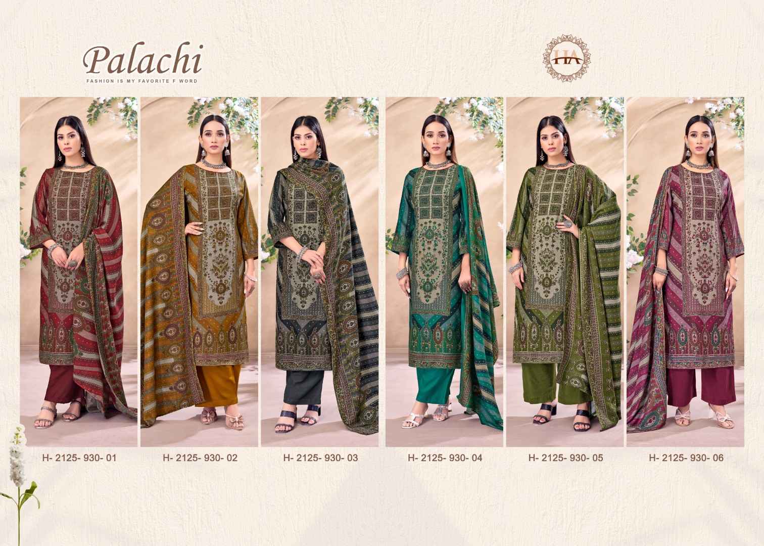HARSHIT PALACHI PASHMINA DESIGNER DRESS MATERIAL AT WHOLESALE PRICE