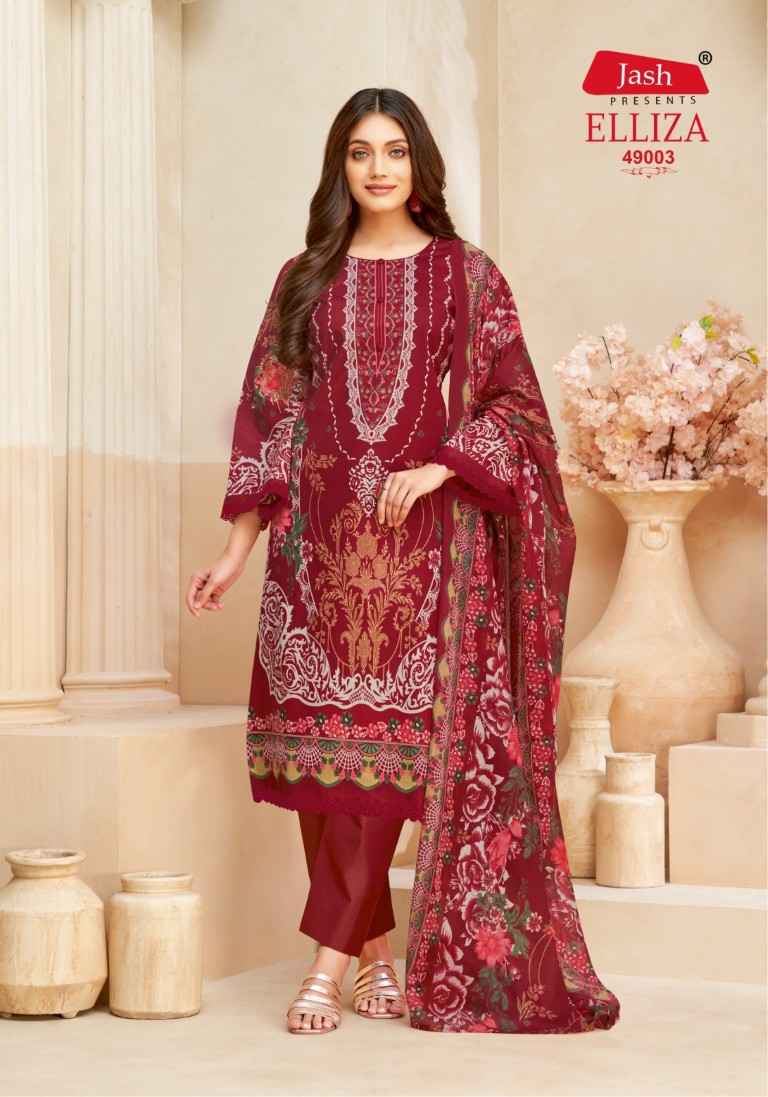 JASH ELLIZA-49 PURE COTTON DRESS MATERIAL AT WHOLESALE PRICE