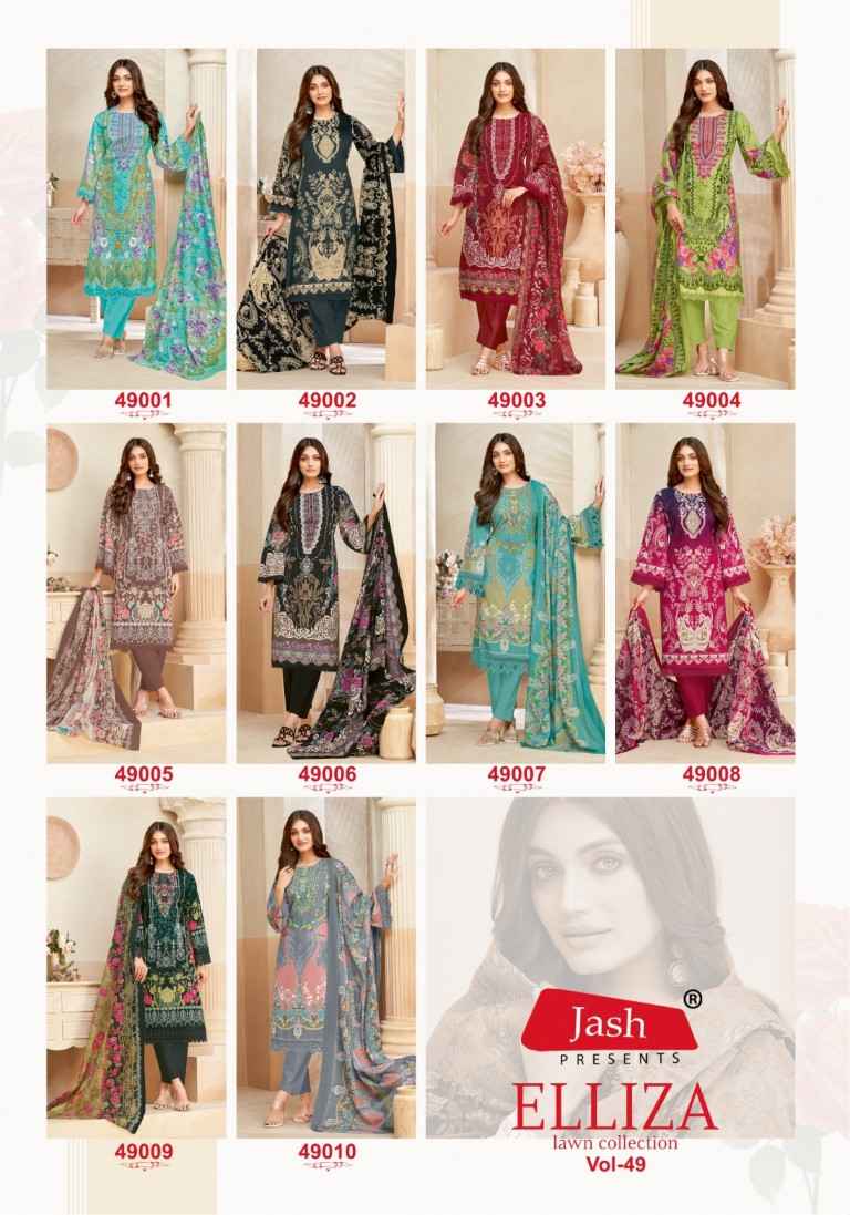 JASH ELLIZA-49 PURE COTTON DRESS MATERIAL AT WHOLESALE PRICE