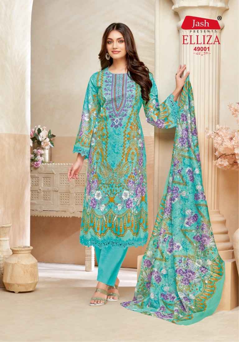 JASH ELLIZA-49 PURE COTTON DRESS MATERIAL AT WHOLESALE PRICE