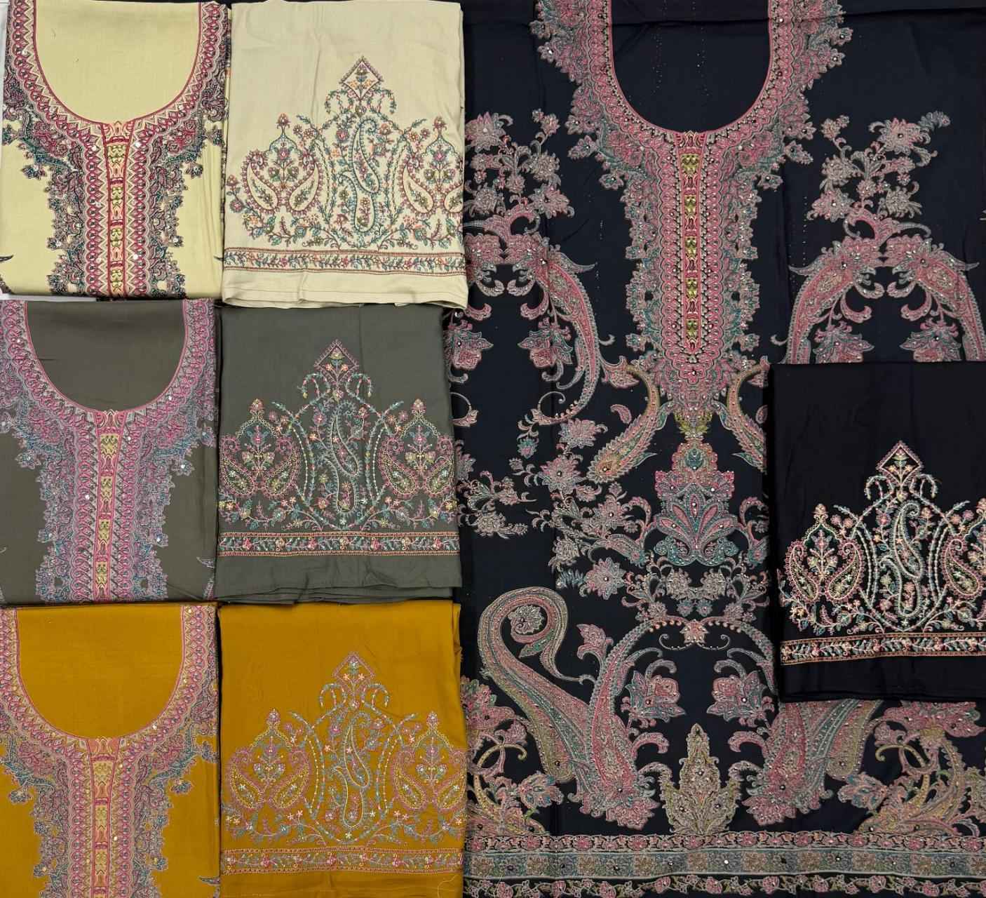 MUMTAZ SNEHA PURE VISCOSE PASHMINA DIGITAL PRINTED DRESS MATERIAL AT WHOLESALE PRICE