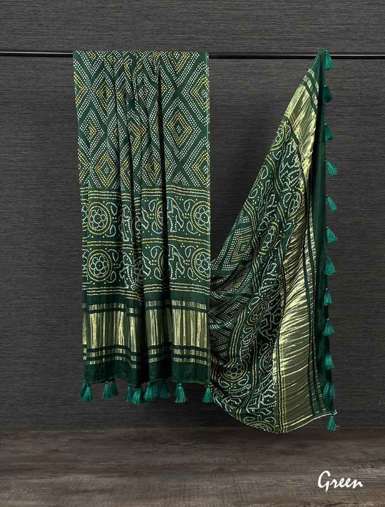 PURE GAJI SILK DIGITAL PRINT WITH TASSELS DUPATTA AT WHOLESALE PRICE