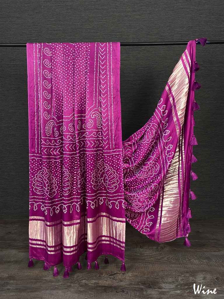 PURE GAJI SILK DIGITAL PRINT WITH TASSELS DUPATTA AT WHOLESALE PRICE
