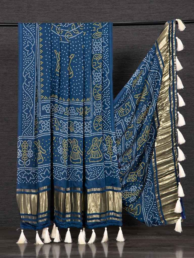 PURE GAJI SILK DIGITAL PRINT WITH TASSELS DUPATTA AT WHOLESALE PRICE