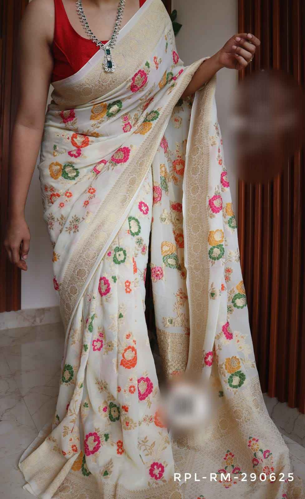PURE SOFT KHADI DOLLA SILK RICH ZARI PICHWAI WOOVEN SAREE AT WHOLESALE PRICE