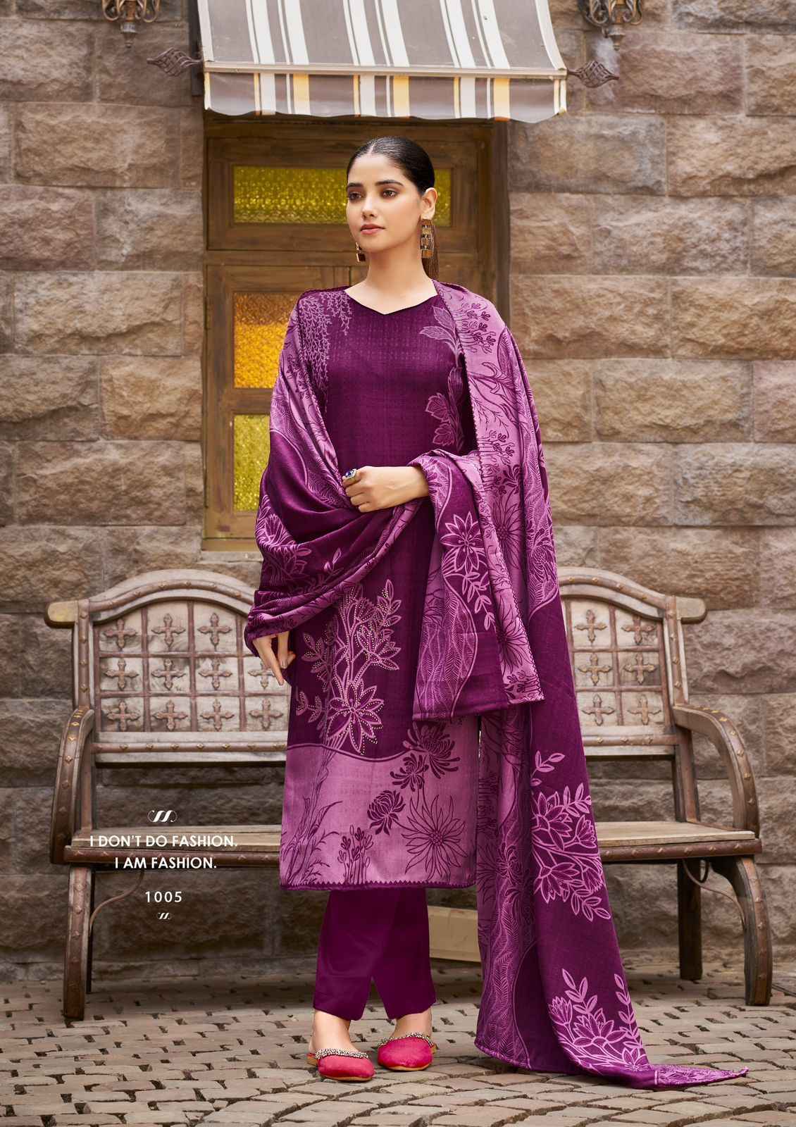 ROLI MOLI SAFINA PASHMINA DRESS MATERIAL AT WHOLESALE PRICE