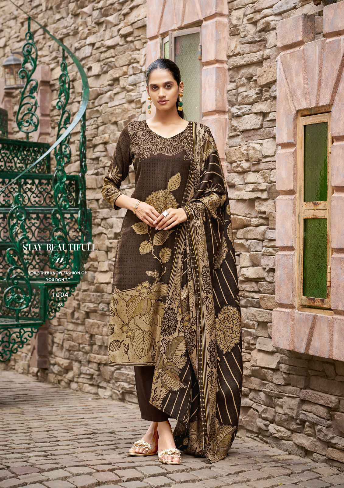 ROLI MOLI SAFINA PASHMINA DRESS MATERIAL AT WHOLESALE PRICE