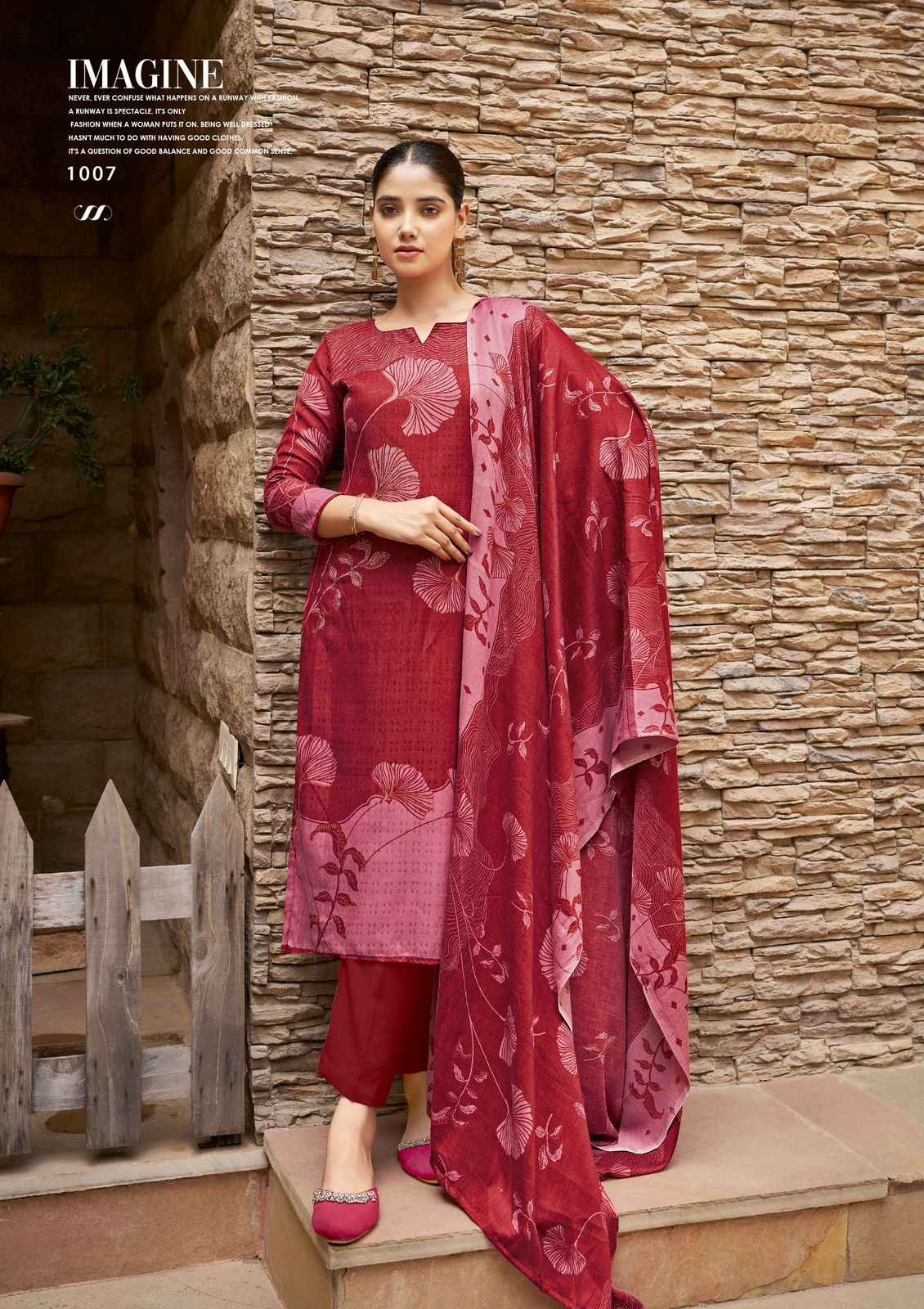 ROLI MOLI SAFINA PASHMINA DRESS MATERIAL AT WHOLESALE PRICE