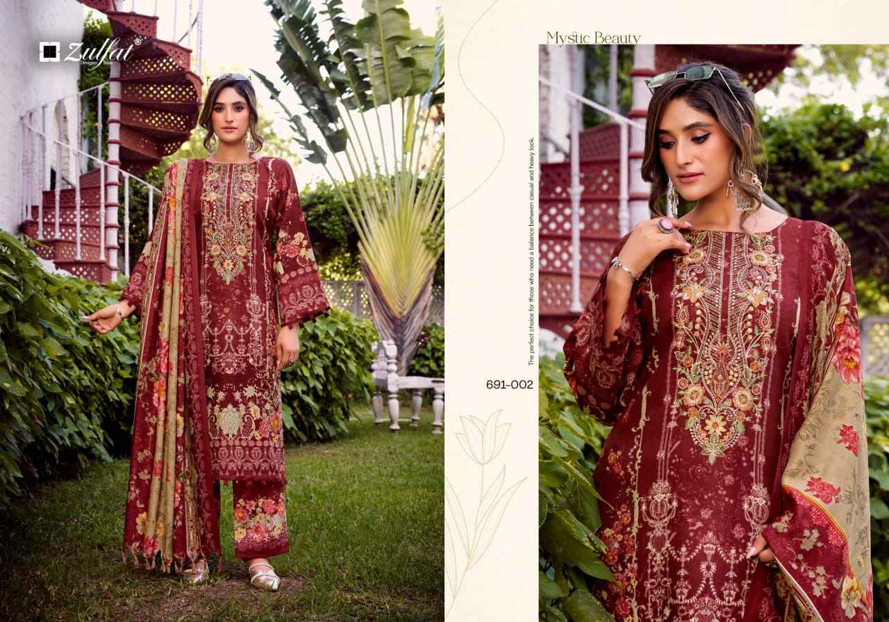 ZULFAT JANNAT AZ PURE WOOLLEN PASHMINA DRESS MATERIAL AT WHOLESALE PRICE