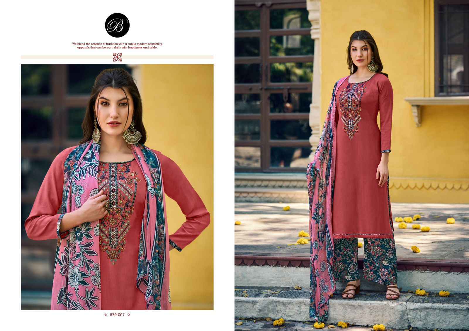 BELLIZA RUHANIYAT PURE VISCOSE RAYON EMBROIDERY DRESS MATERIAL AT WHOLESALE PRICE