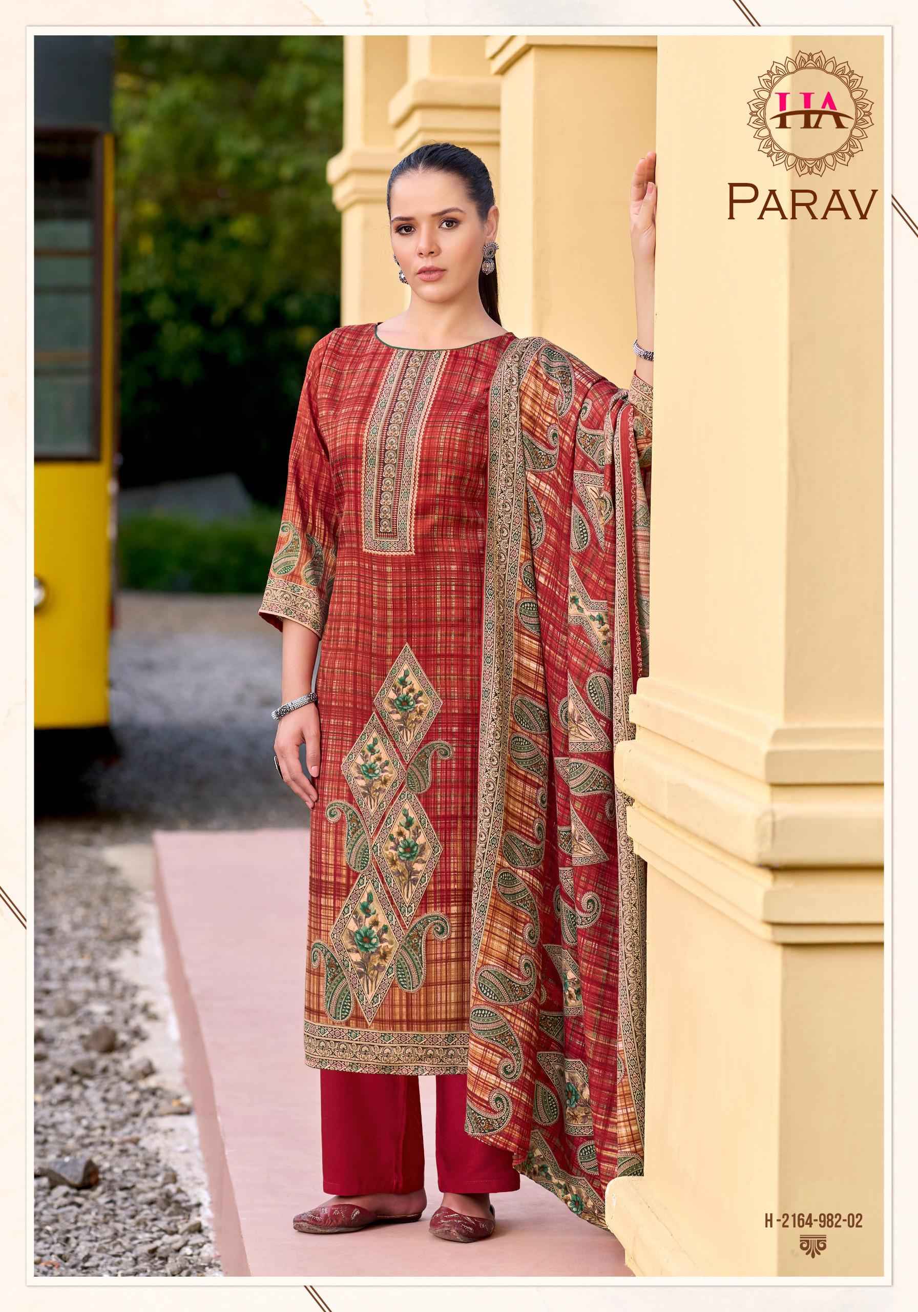 HARSHIT PARAV PREMIUM PASHMINA DRESS MATERIAL AT WHOLESALE PRICE 