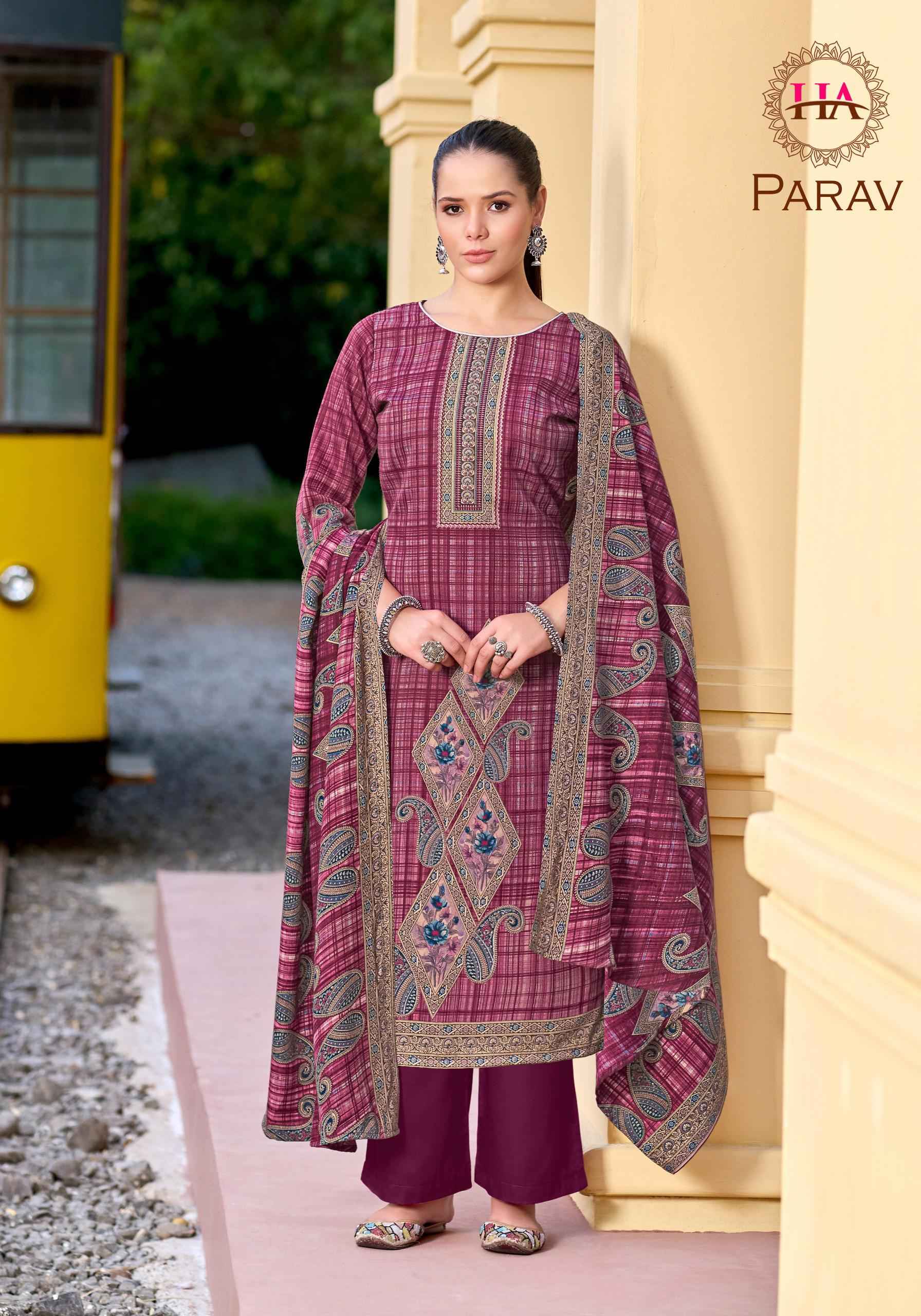 HARSHIT PARAV PREMIUM PASHMINA DRESS MATERIAL AT WHOLESALE PRICE 