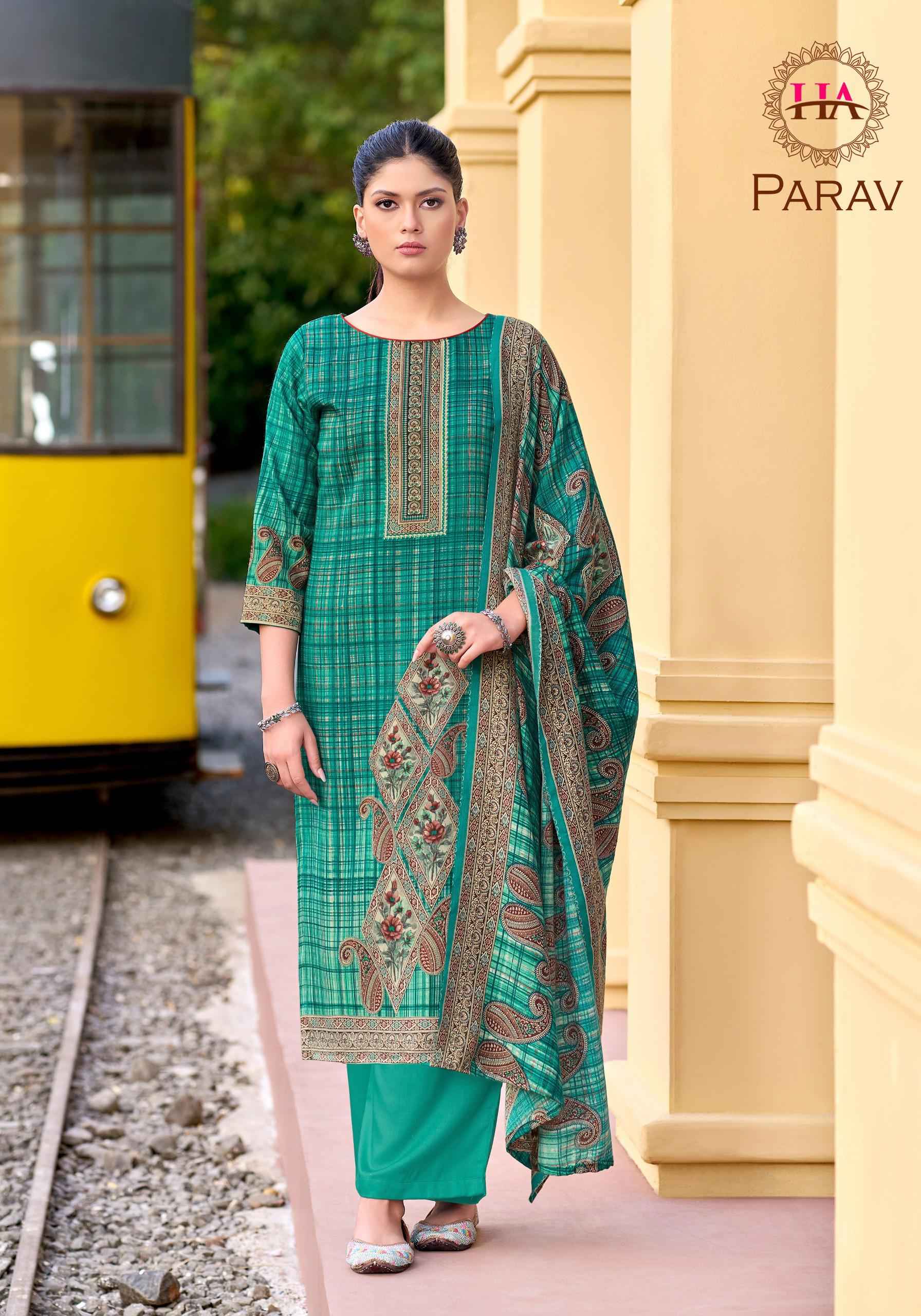 HARSHIT PARAV PREMIUM PASHMINA DRESS MATERIAL AT WHOLESALE PRICE 