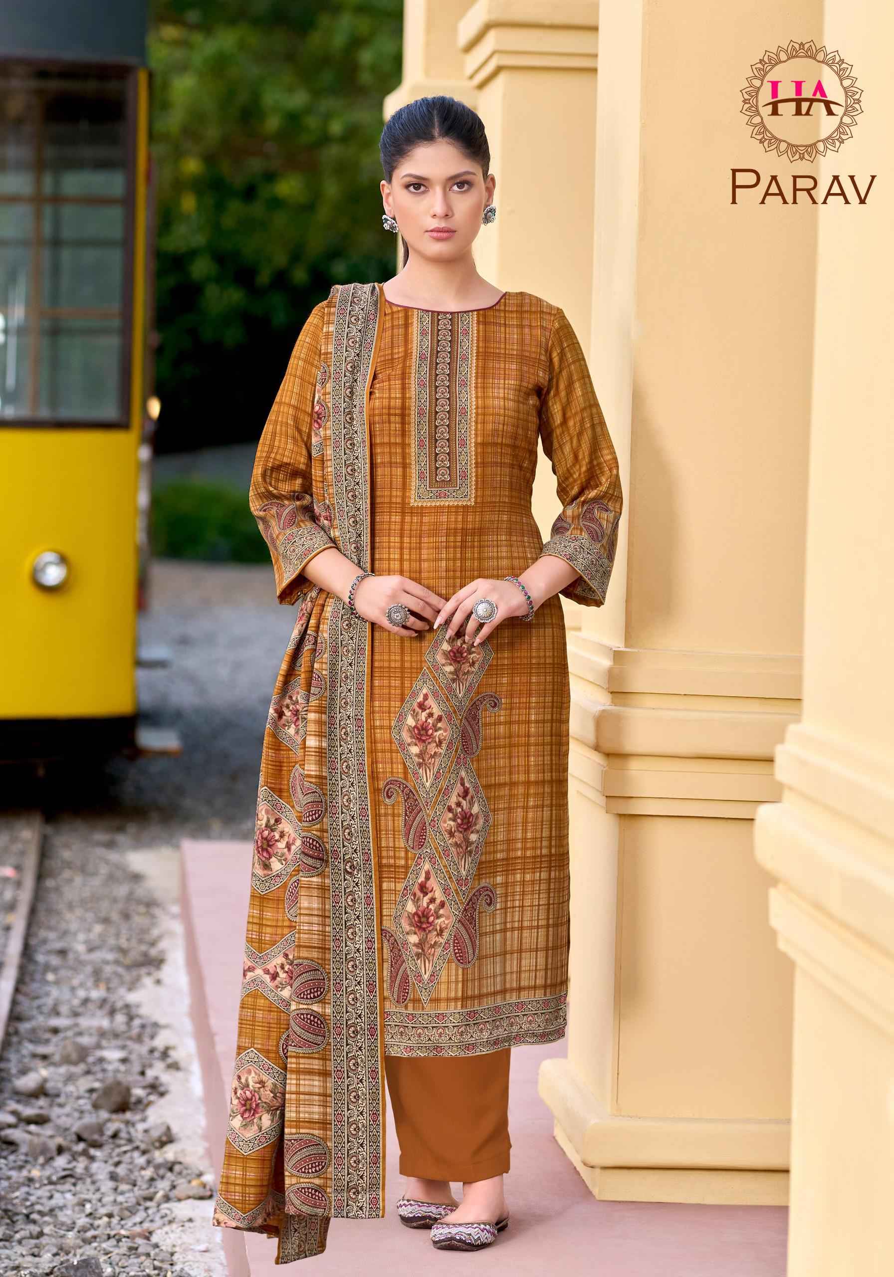 HARSHIT PARAV PREMIUM PASHMINA DRESS MATERIAL AT WHOLESALE PRICE 