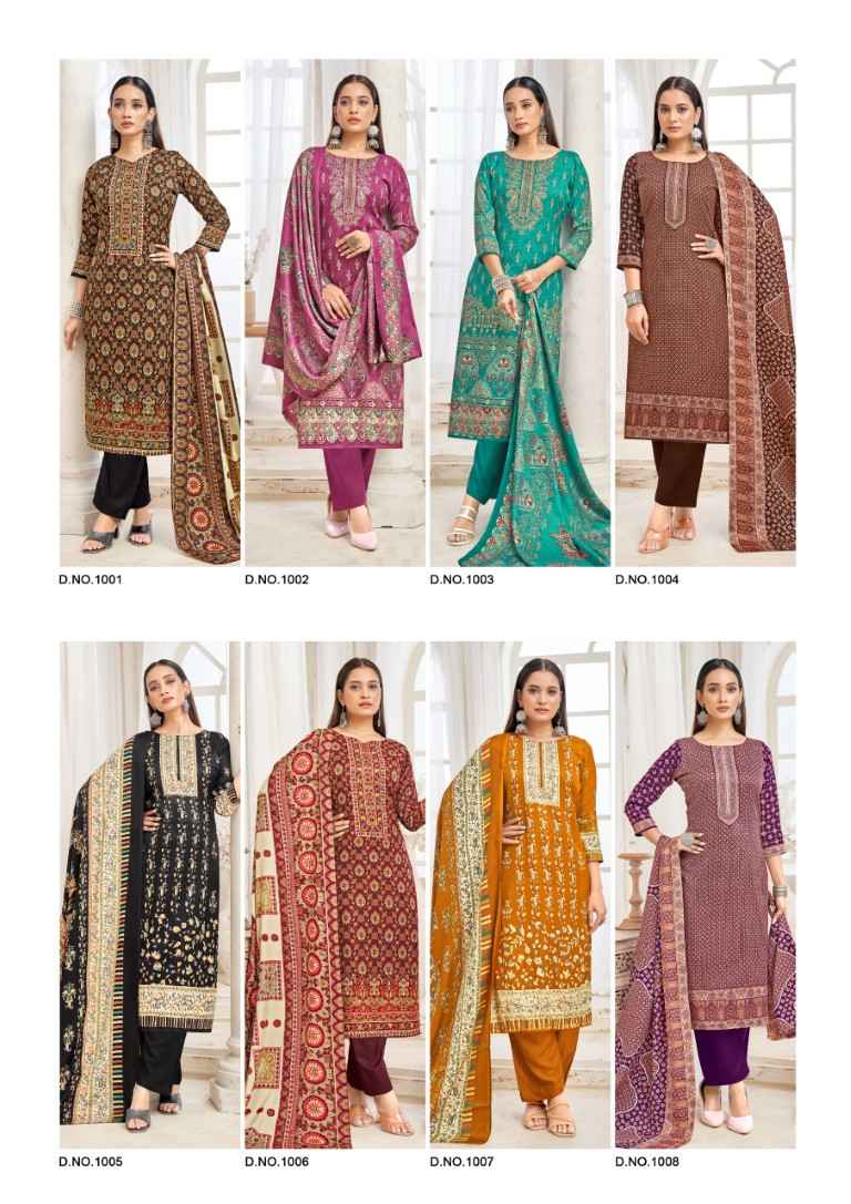 ROLI MOLI KIARA PURE PASHMINA DRESS MATERIAL AT WHOLESALE PRICE