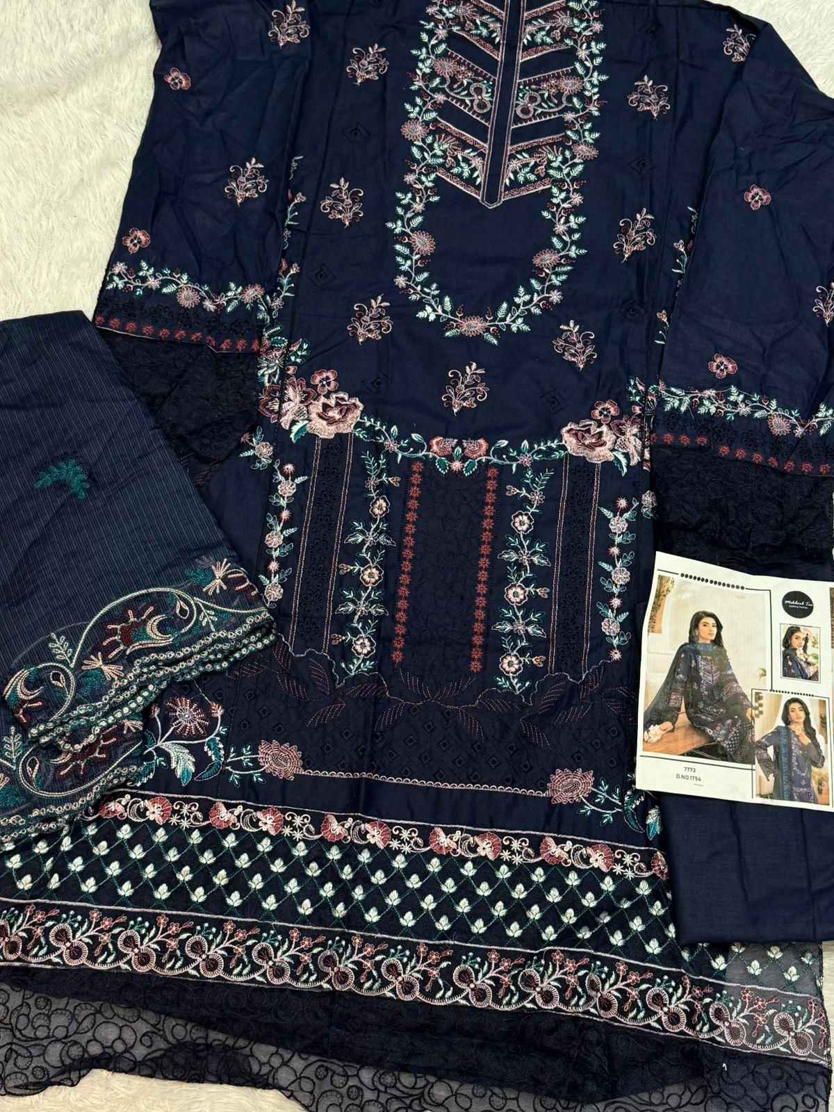 Mehoob Rind MEHBOOB TEX OMBRE PREMIUM VOL-2 HEAVY EMBRODERD DUPPTA COLLECTION ...