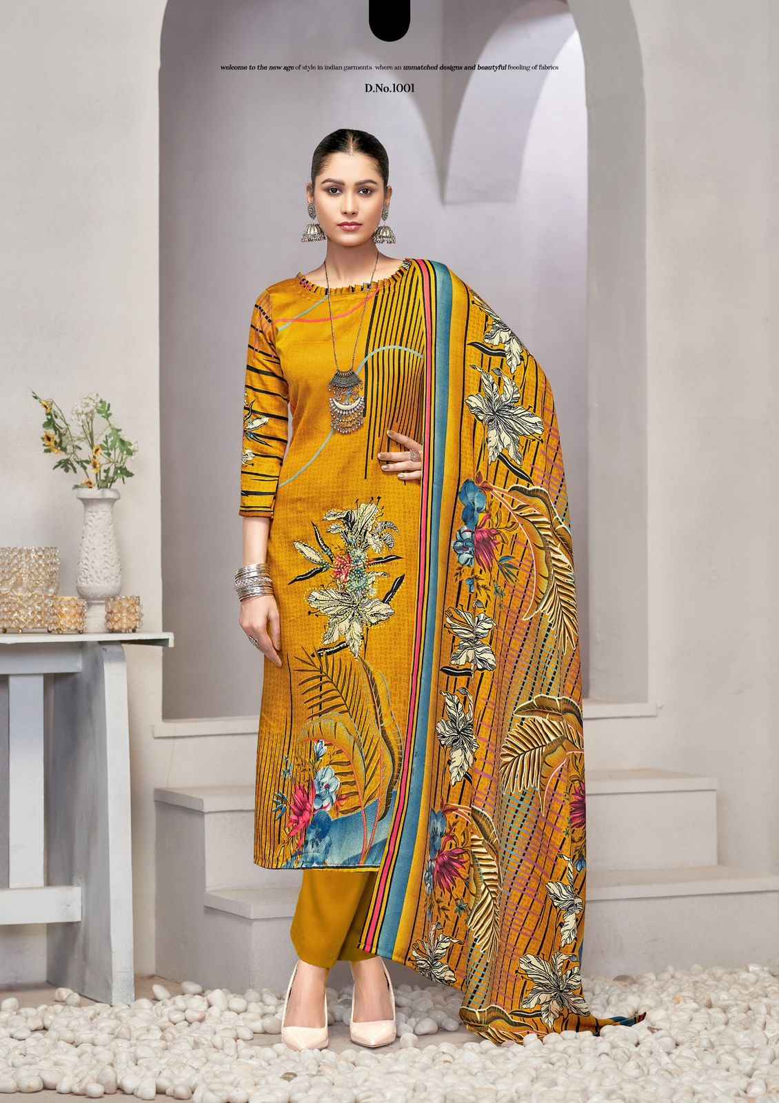 ROLI MOLI ISHARA PASHMINA DRESS MATERIAL AT WHOLESALE PRICE