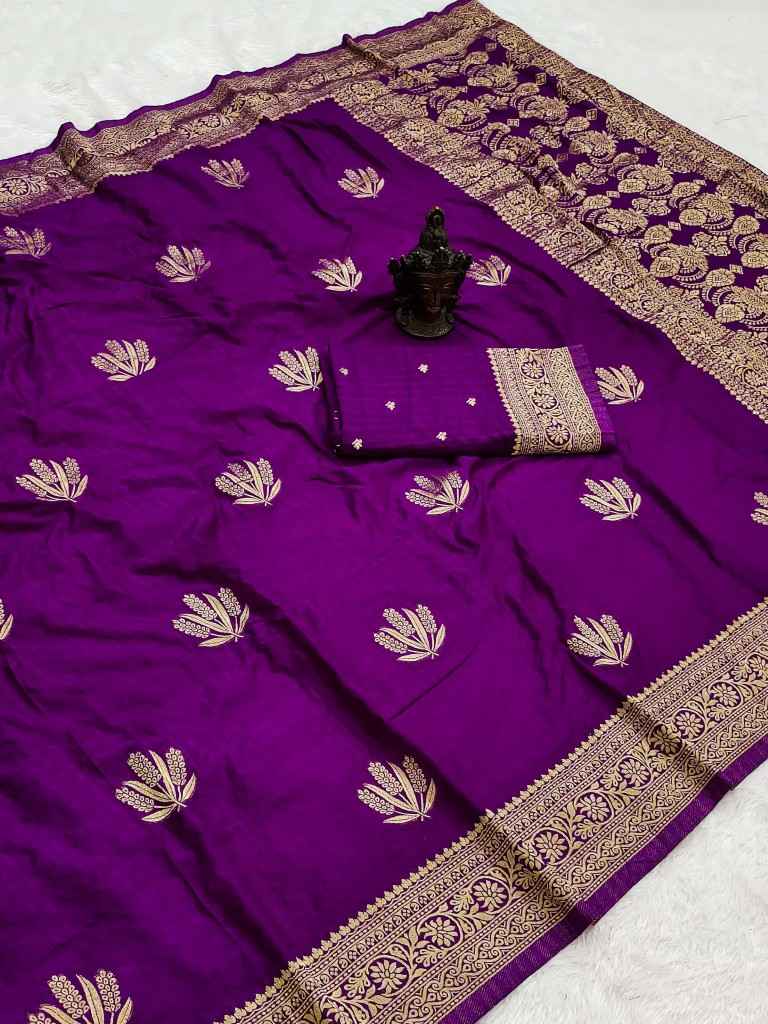 SOFT AND PURE BANARASI CHIFFON GEROGETTE SELF ZARI WEAVING SAREE AT WHOLESALE PRICE