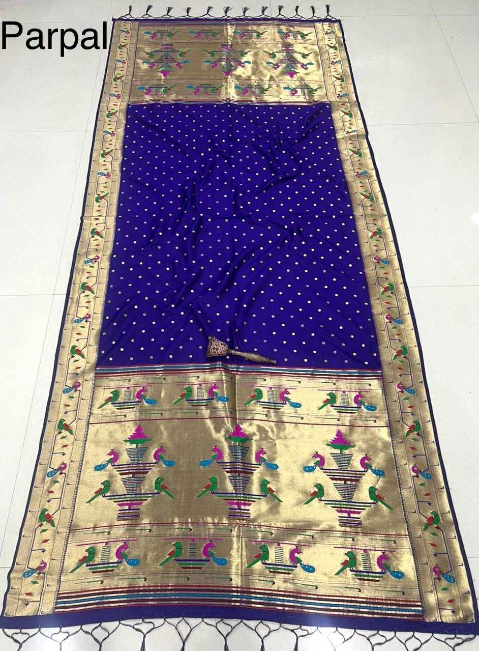 SOFT SILK TEMPLE BORDER WITH BROCKET BUTTI DUPATTA AT WHOLESALE PRICE