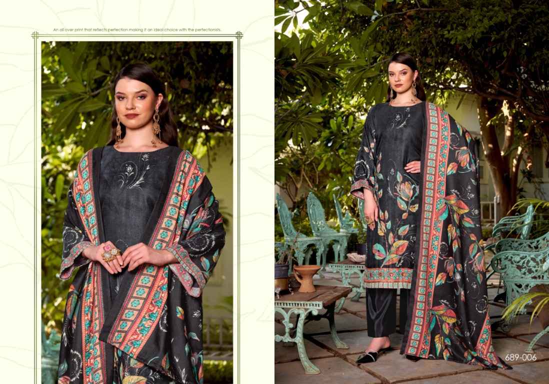 ZULFAT ANTARA PURE WOOLLEN PASHMINA DRESS MATERIAL AT WHOLESALE PRICE