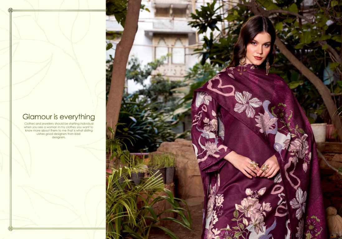 ZULFAT ANTARA PURE WOOLLEN PASHMINA DRESS MATERIAL AT WHOLESALE PRICE