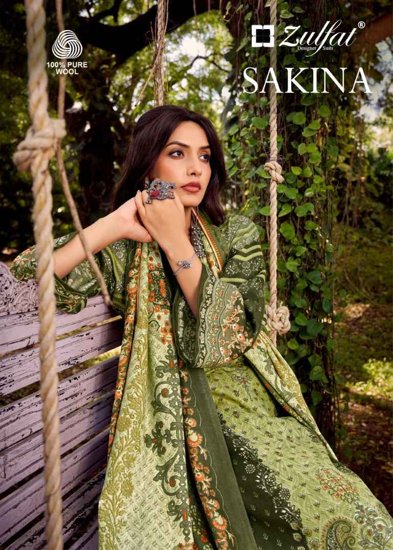 ZULFAT SAKINA PURE WOOLLEN PASHMINA DRESS MATERIAL WHOLESALE PRICE AT SHIVKRUPA ENTERPRISE