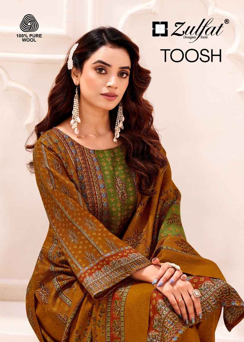 ZULFAT TOOSH EXCLUSIVE WOOLLEN PASHMINA DRESS MATERIAL AT WHOLESALE PRICE