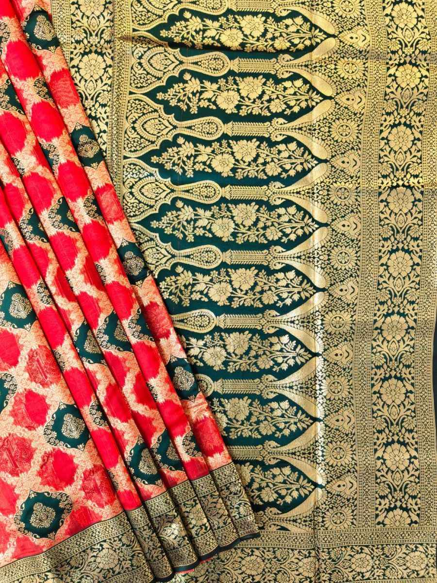 PREMIUM SOFT TISSUE SILK RICH ZARI WEAVING SAREE AT WHOLESALE PRICE 