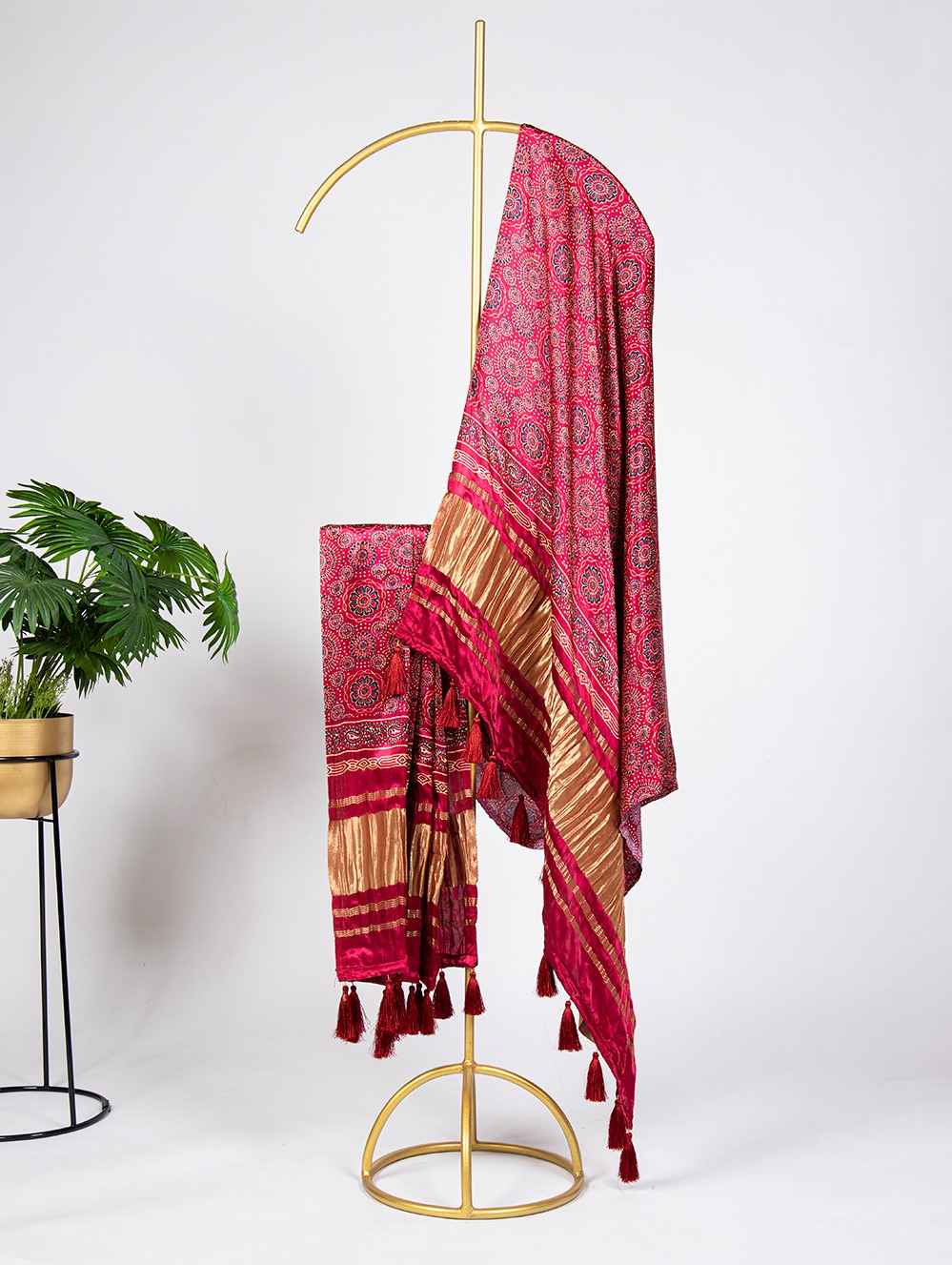 PURE GAJI SILK DIGITAL PRINTED BANDHEJ DUPATTA AT WHOLESALE PRICE