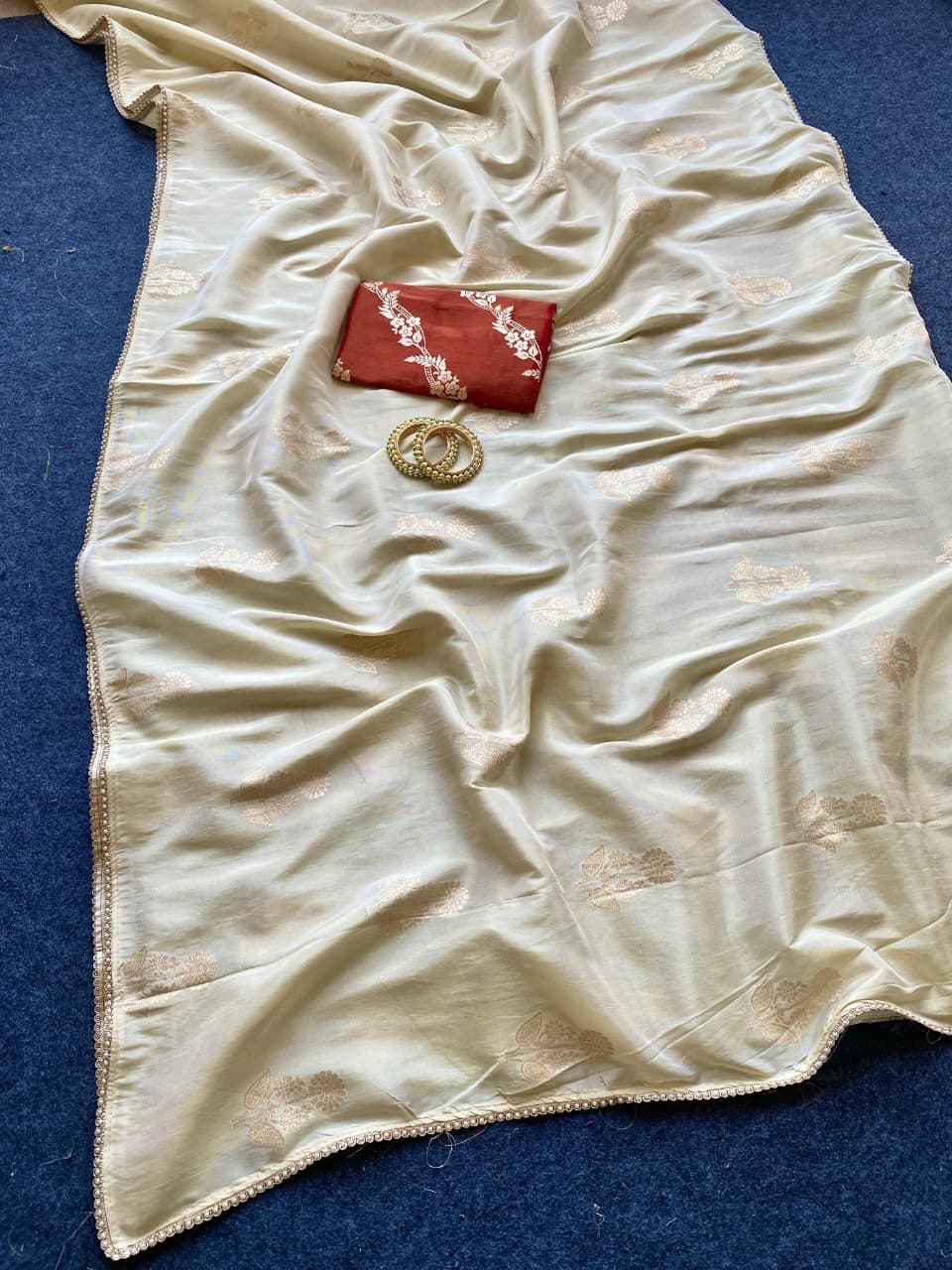 PURE VISCOSE DOLA SILK ZARI WEAVING SAREE AT WHOLESALE PRICE