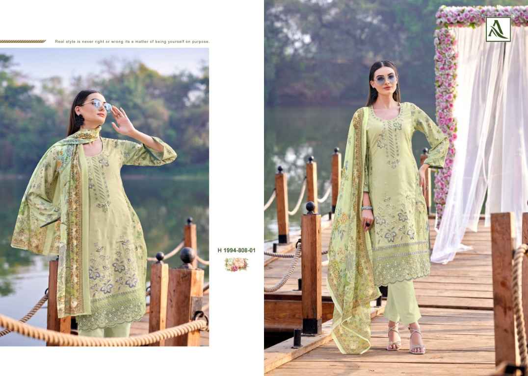ALOK FLORIS PURE VISCOSE REYON EMBROIDERY WORK DRESS MATERIAL AT WHOLESALE PRICE 
