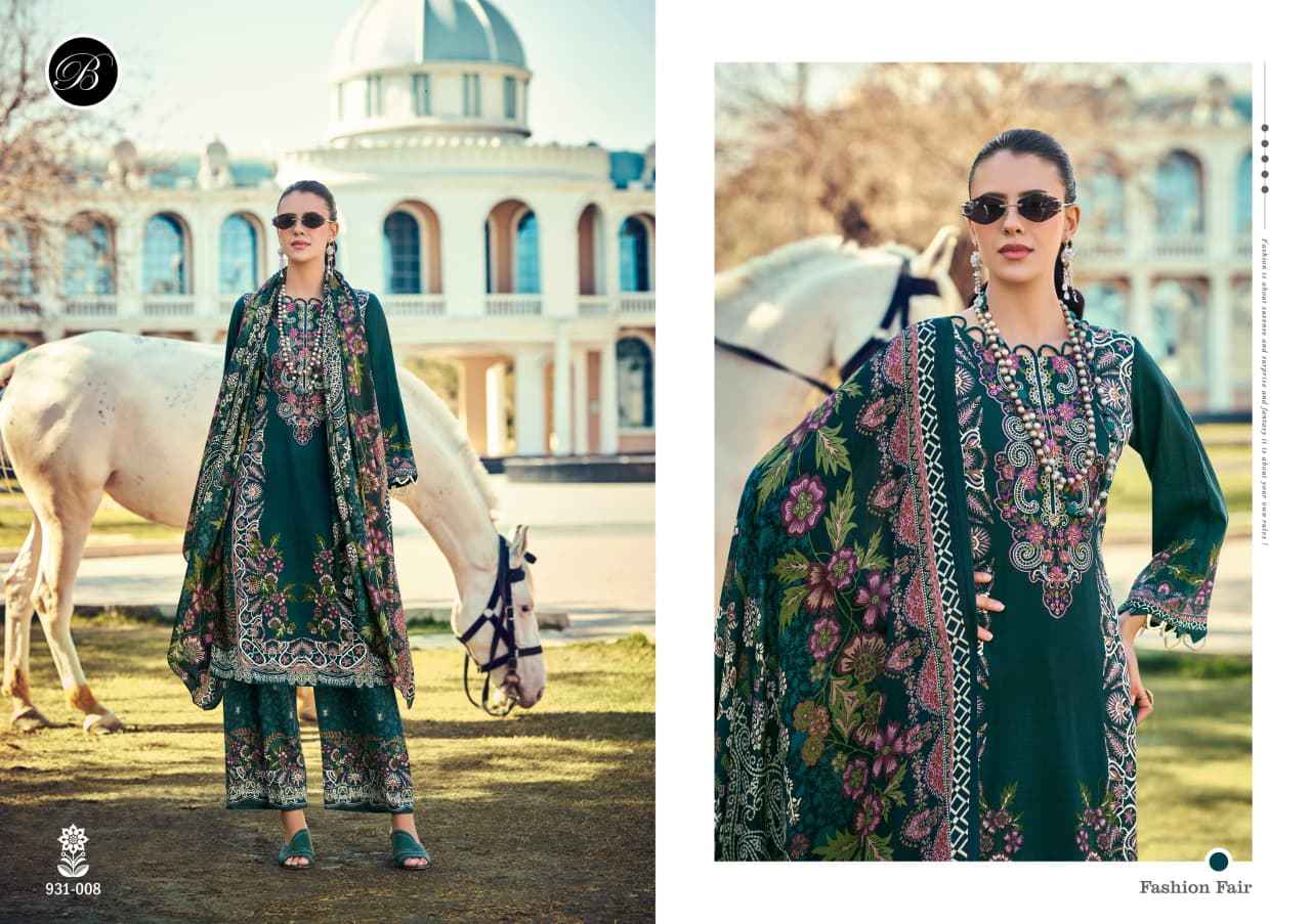 BELLIZA DILKHUSH VOL 2 PURE VISCOSE RAYON SELF EMBROIDERY DRESS MATERIAL AT WHOLESALE PRICE 