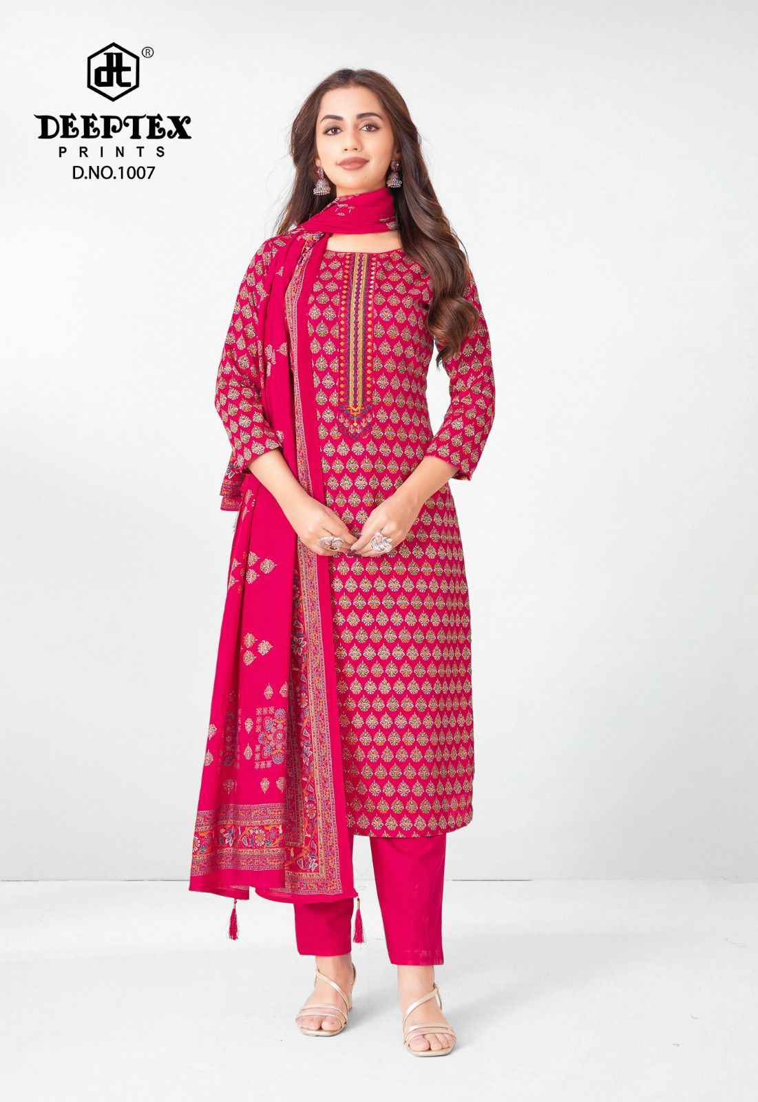 DEEPTEX MAUSAMI VOL- 1 HEAVY JAM SATIN DRESS MATERIAL AT WHOLESALE PRICE  