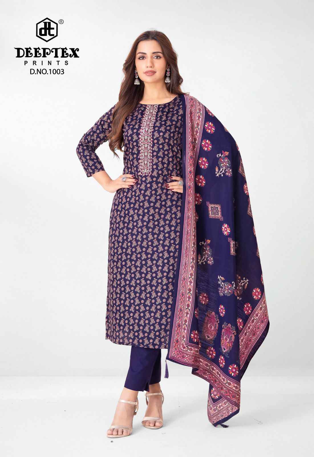 DEEPTEX MAUSAMI VOL- 1 HEAVY JAM SATIN DRESS MATERIAL AT WHOLESALE PRICE  