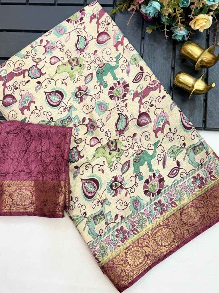 DOLA JUTE SELF JEQURED GOLDEN WEAVING SAREE AT WHOLESALE PRICE