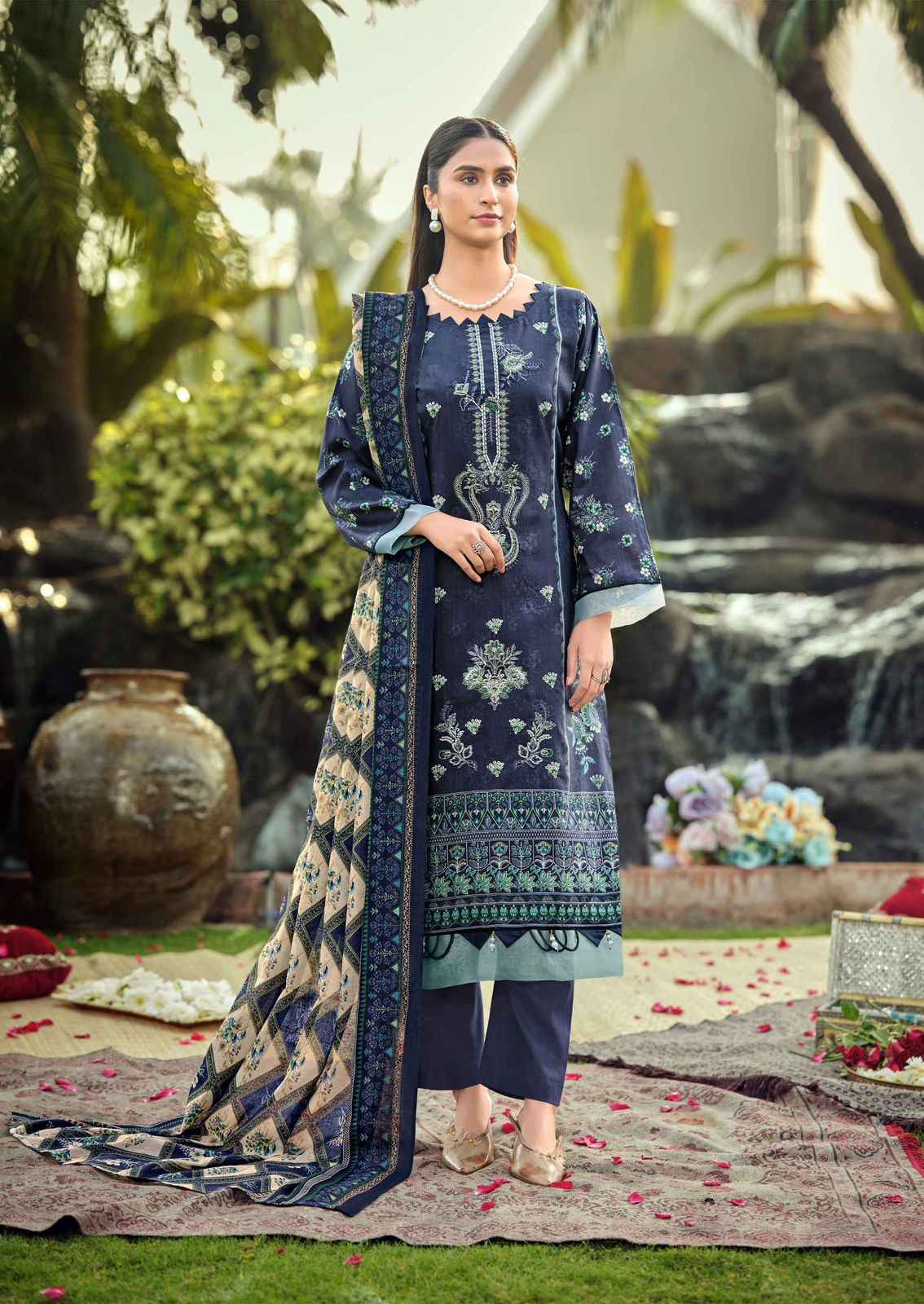 embroidered dress material wholesale Kashmiri Work Dress Material Wholesale Kashmiri Embroidery