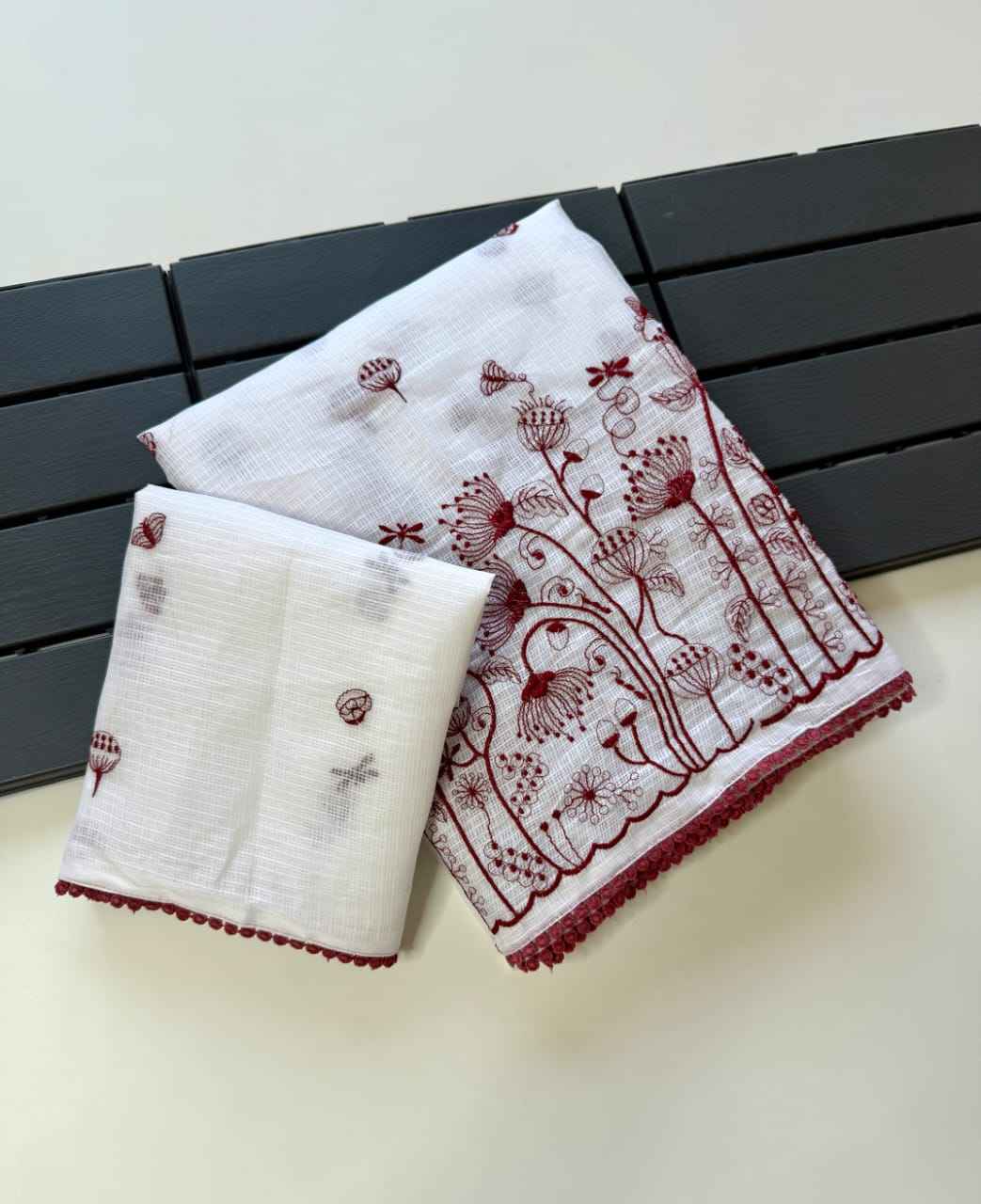 PREMIUM SOFT KOTA DORIYA MULTY THREAD WORK SAREE AT WHOLESALE PRICE