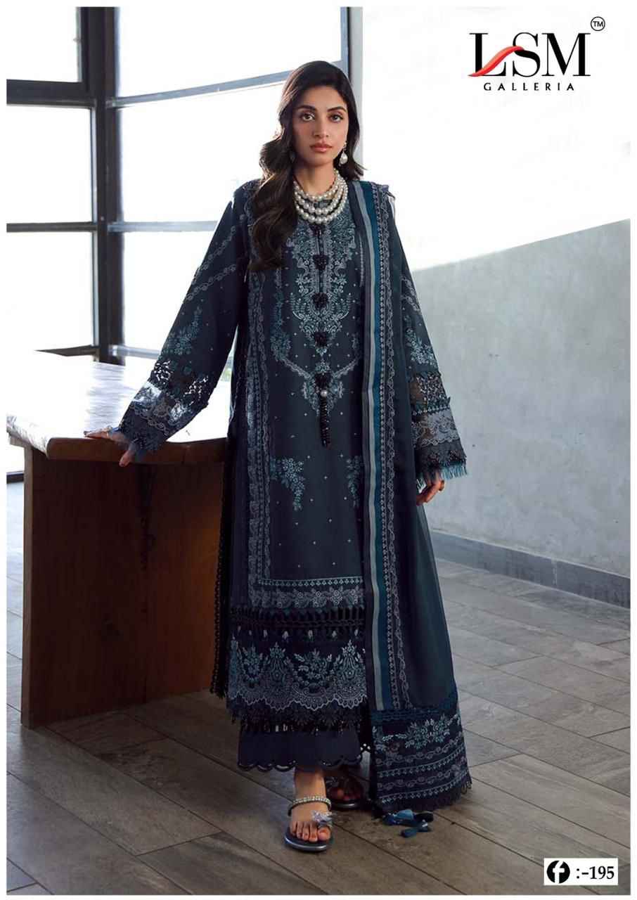 LSM FIRDOUS QUEEN VOL-19 EXCLUSIVE HEAVY LAWN DRESS MATERIAL AT WHOLESALE PRICE
