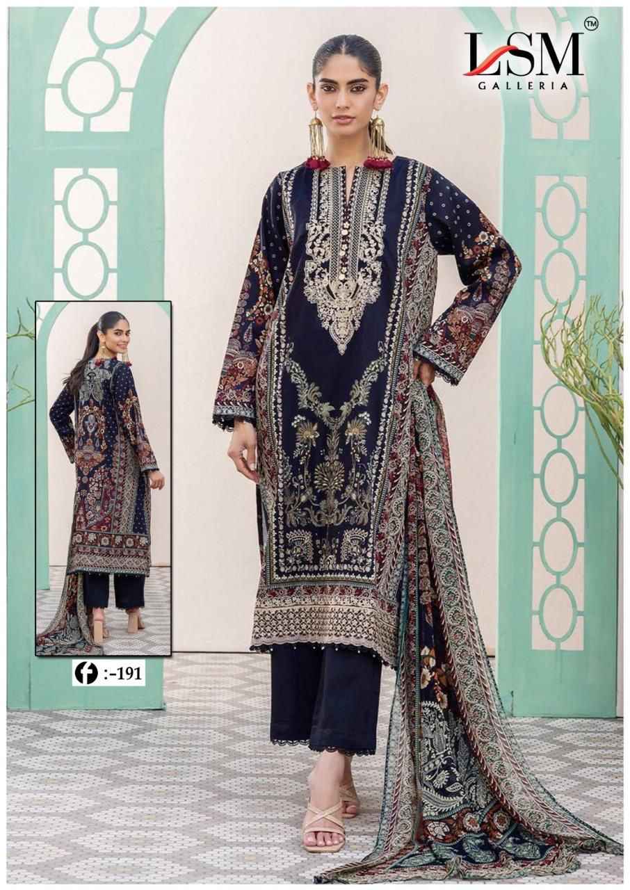LSM FIRDOUS QUEEN VOL-19 EXCLUSIVE HEAVY LAWN DRESS MATERIAL AT WHOLESALE PRICE