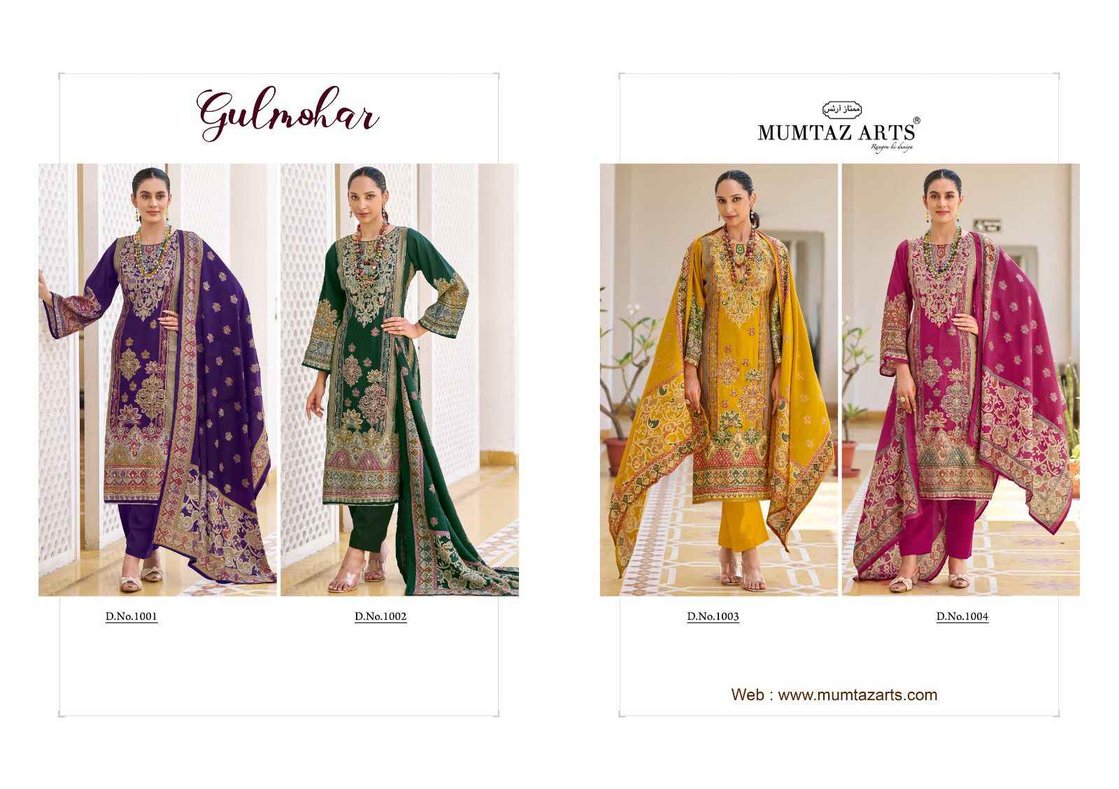 MUMTAZ GULMOHAR PURE VISCOSE MUSLINE DRESS MATERIAL AT WHOLESALE PRICE  