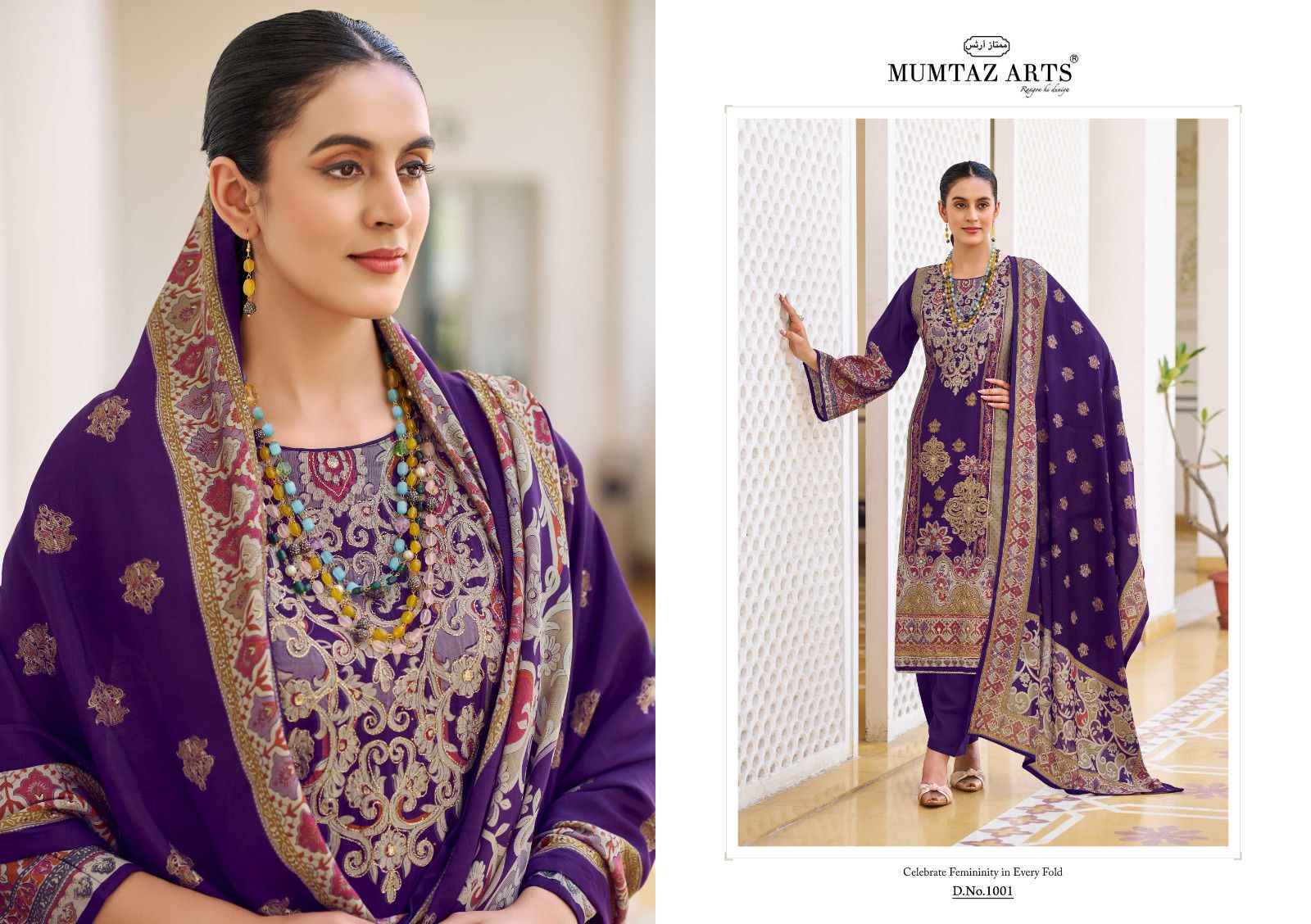 MUMTAZ GULMOHAR PURE VISCOSE MUSLINE DRESS MATERIAL AT WHOLESALE PRICE  