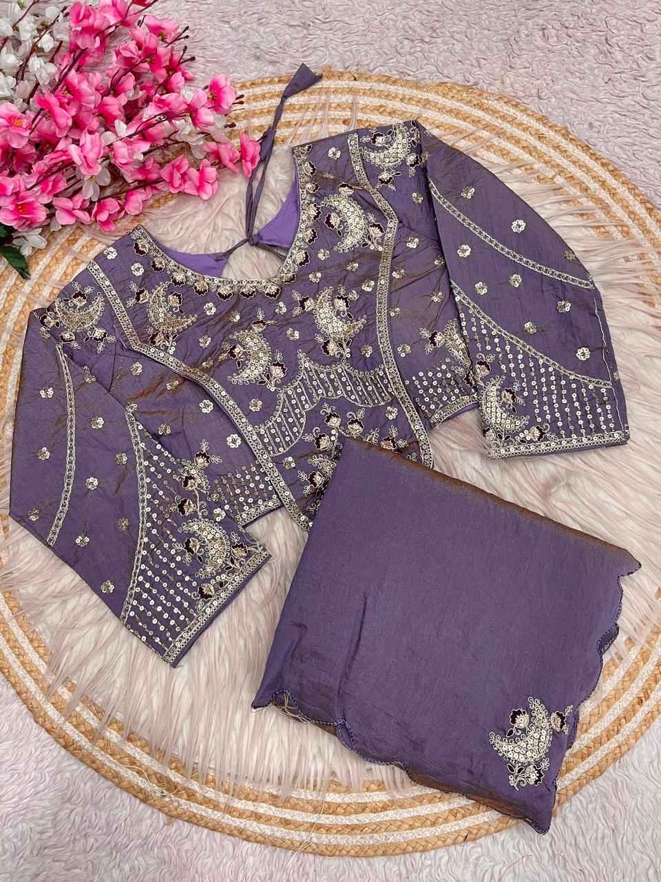 NC SATTIN TWO TON DESIGNER BEEDS WORK SAREE AT WHOLESALE PRICE  