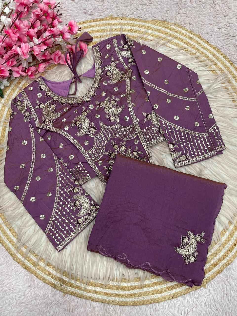NC SATTIN TWO TON DESIGNER BEEDS WORK SAREE AT WHOLESALE PRICE  