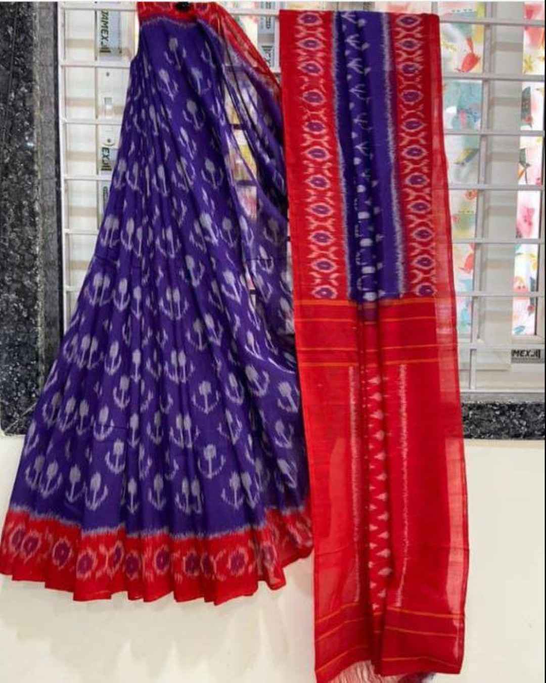 PLAIN LINEN DIGITAL PRINTED SAREE CODE MG171 AT WHOLESALE PRICE