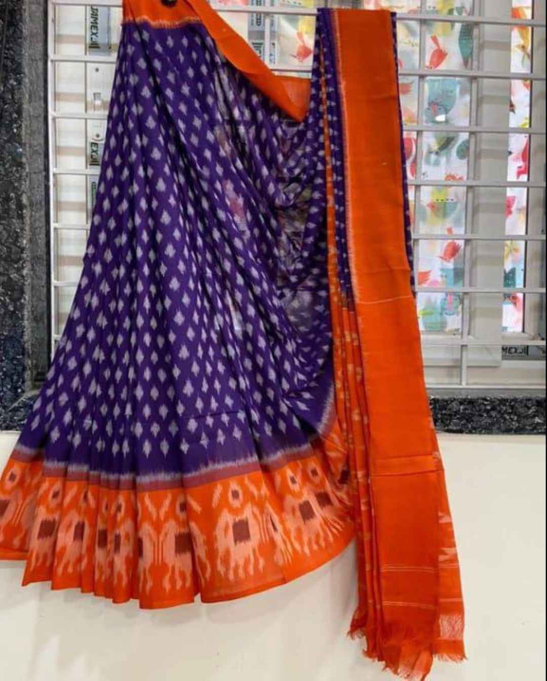 PLAIN LINEN DIGITAL PRINTED SAREE CODE MG171 AT WHOLESALE PRICE