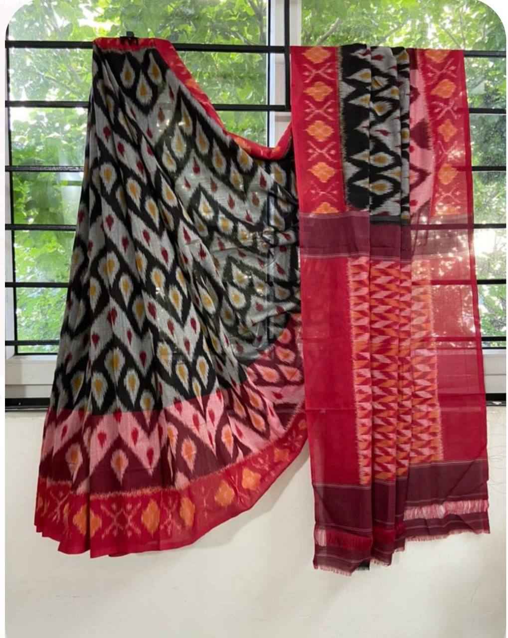 PLAIN LINEN DIGITAL PRINTED SAREE CODE MG217 AT WHOLESALE PRICE